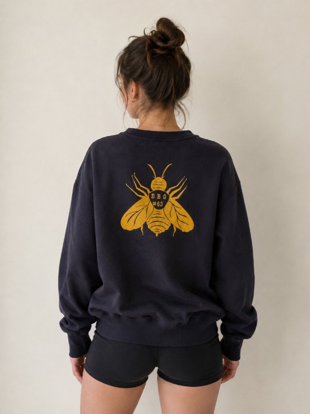 Vintage B'nai B'rith Girls BBG #63 Russell Athletic Sweatshirt Navy Size M - Picture 2 of 11